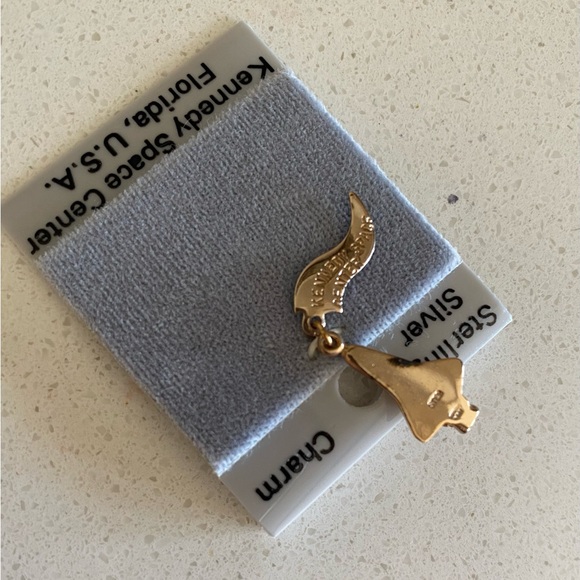 Vintage Sterling Silver Charm Space Shuttle NASA Kennedy Space Center, Florida - Picture 4 of 6